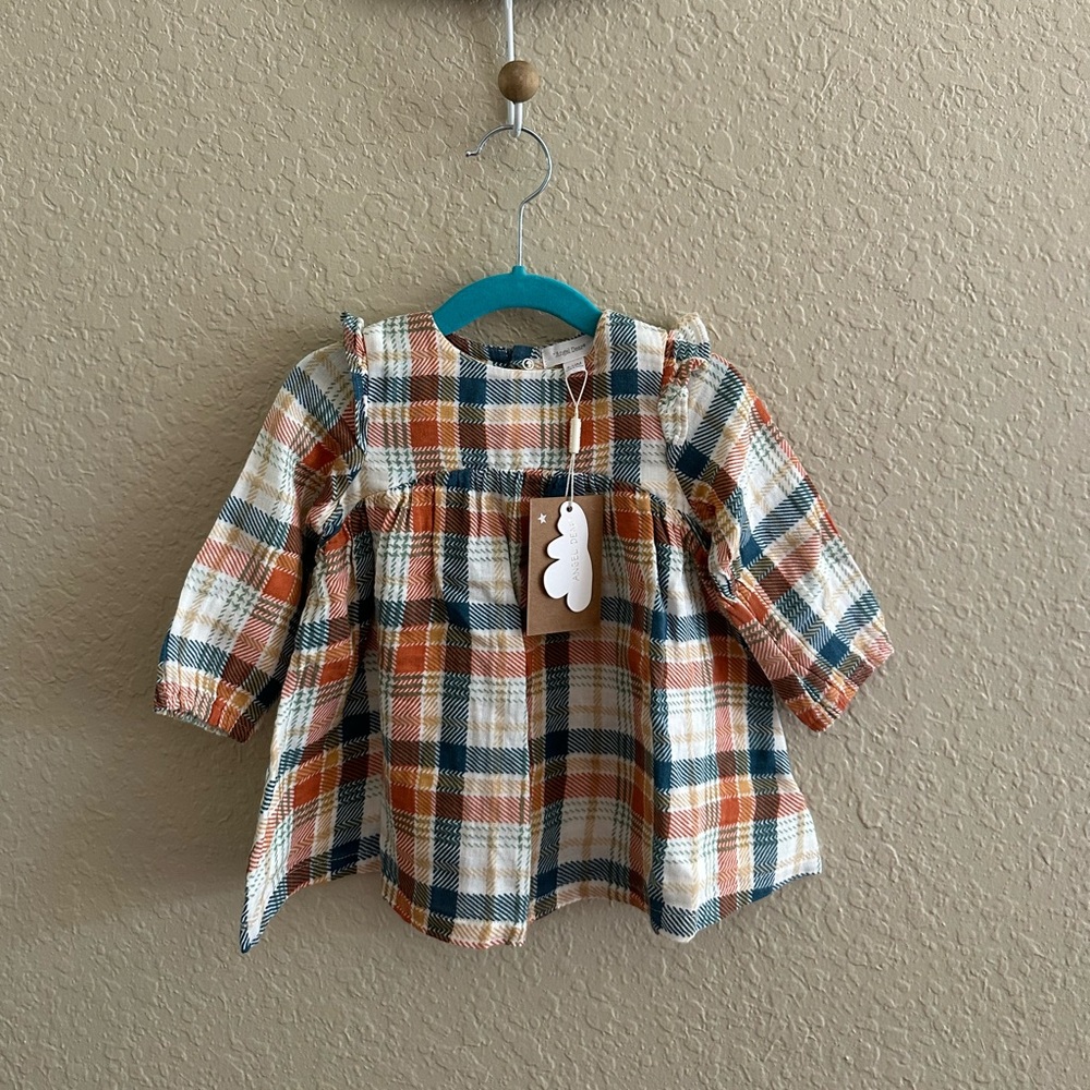 Angel Dear Muslin Ruffle Top and Legging 6-12M NWT - Picture 2 of 4